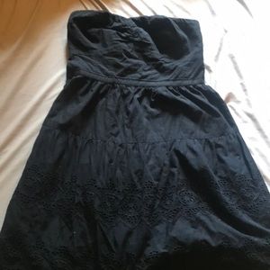 Strapless black AE dress